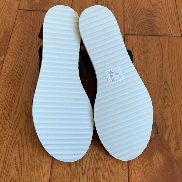 Sketchers Bobs Sandals black memory foam size 6.5 - Picture 2 of 6